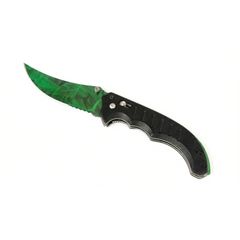 Flip knife Emerald