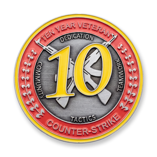 Żeton 10 lat służby