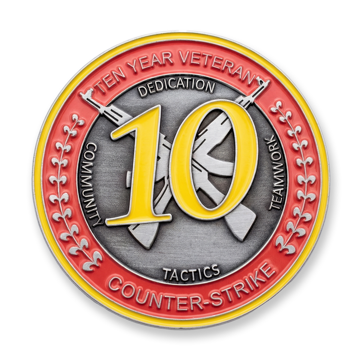 Żeton 10 lat służby